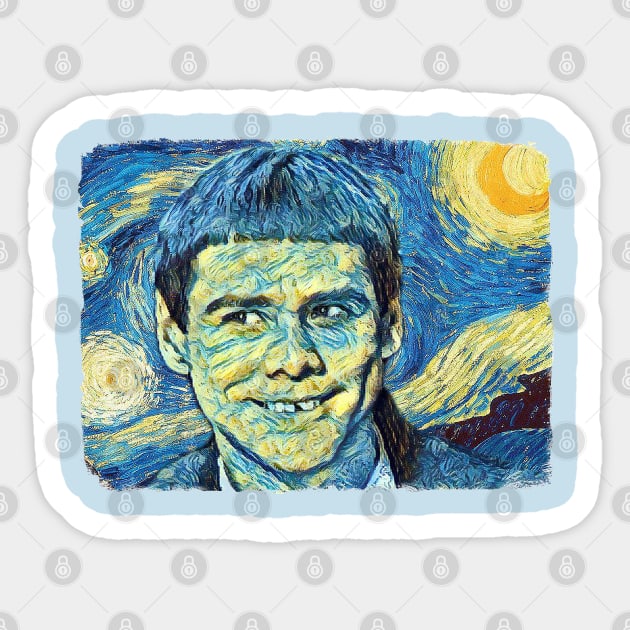 Dumb and Dumber Van Gogh Style Sticker by todos